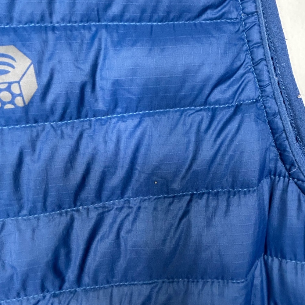 Mountain Hardwear Men's Mt Eyak/2 Down Blue Puffer Vest Size Large - Picture 4 of 9